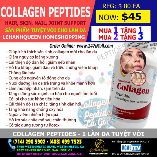 Collagen Peptides (Cho Làn Da Tuyệt Vời)