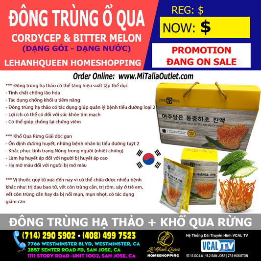 Đông Trùng Hạ Thảo + Ổ Qua Rừng (Dạng Nước)