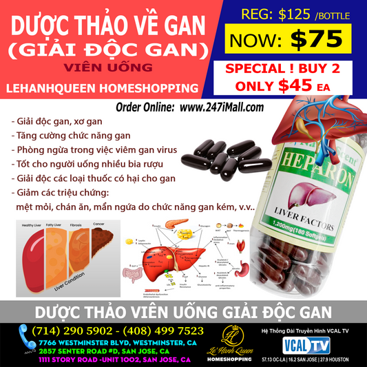 Heparon Liver Factors by NaturScent - về gan