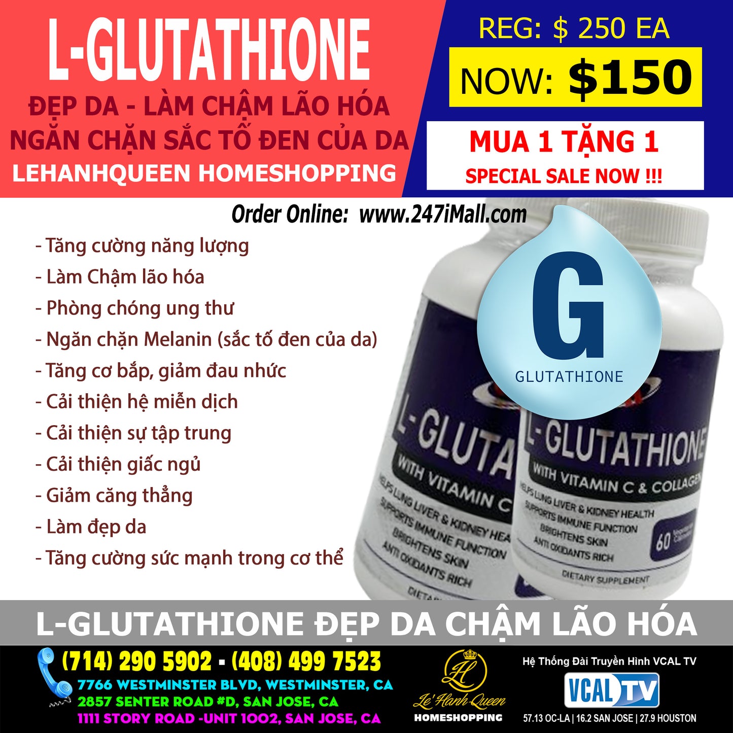 Glutathione Đẹp Da Làm Chậm Lão Hóa