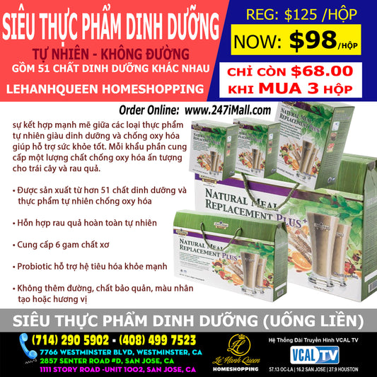 Natural Meal Replacement - Siêu Thực Phẩm Dinh Dưỡng