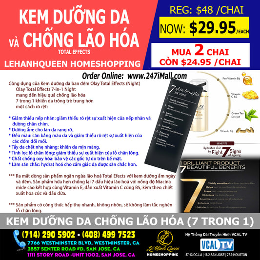Kem Dưỡng Da & Chống Lão Hóa (OLAY) 7 trong 1