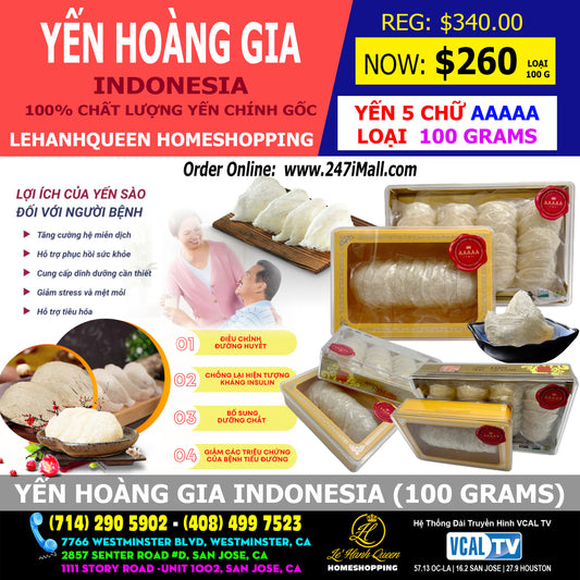 YẾN Hoàng Gia 100 Grams INDONESIA