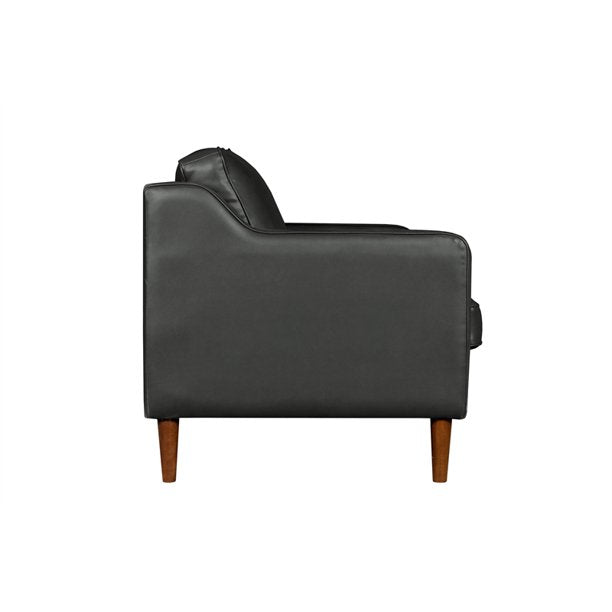 SOFA LEATHER SECTIONAL CHARCOAL CAO CẤP MADE IN ITALIA