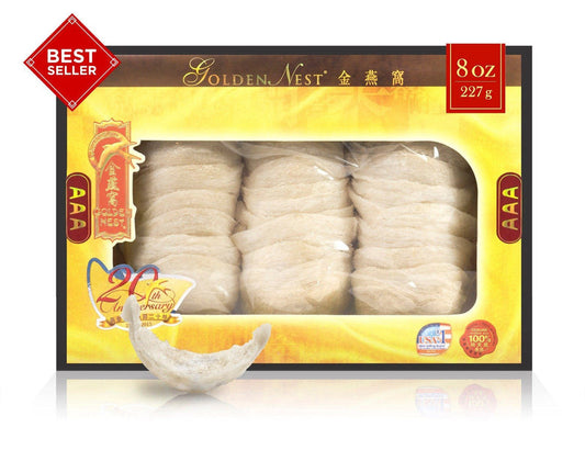 Premium White Bird’s Nest AAA – 227 Grams (8 Oz.)