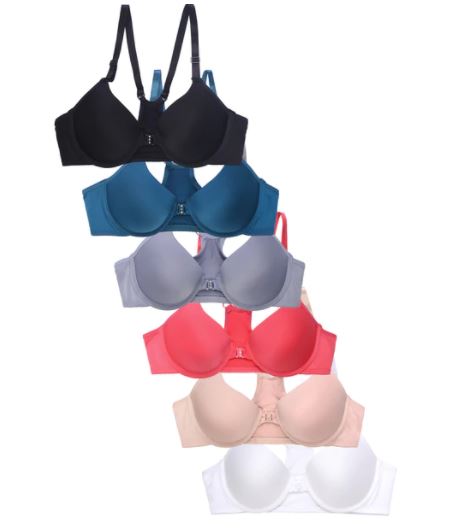 SOFRA LADIES PLAIN BRA, FRONT HOOK & RACERBACK