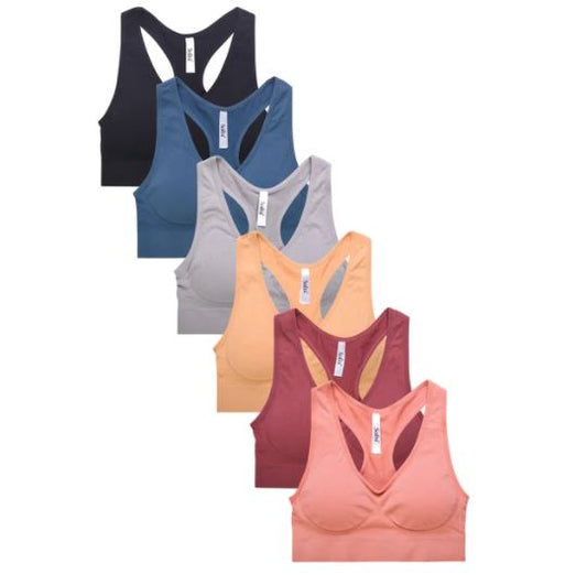 SOFRA LADIES SEAMLESS SPORTS BRA