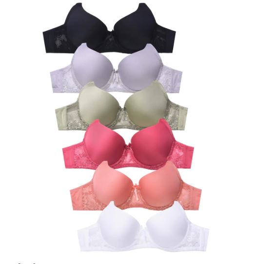 MAMIA LADIES PLAIN LACE BRA