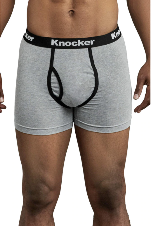 KNOCKER MEN 'S COTTON SPANDEX BOXER BRIEFS
