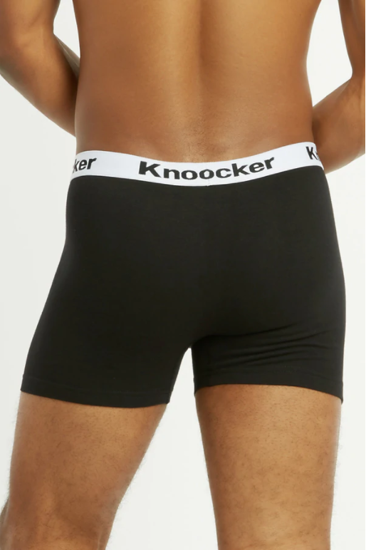 KNOCKER MEN 'S COTTON SPANDEX BOXER BRIEFS