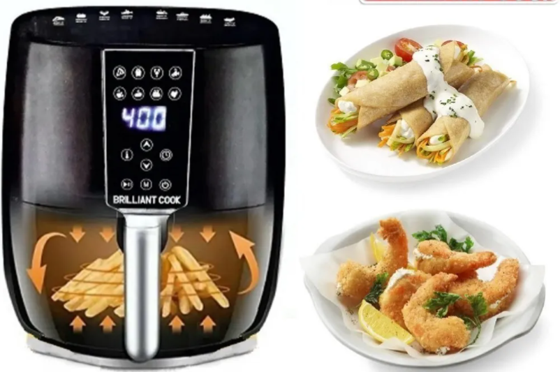 3.8L Black Air Fryer