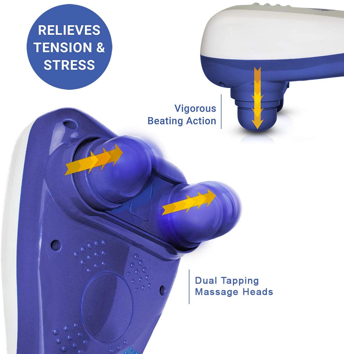 Dual Tapper Handheld Percussion Massager