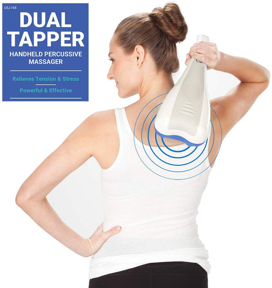 Dual Tapper Handheld Percussion Massager