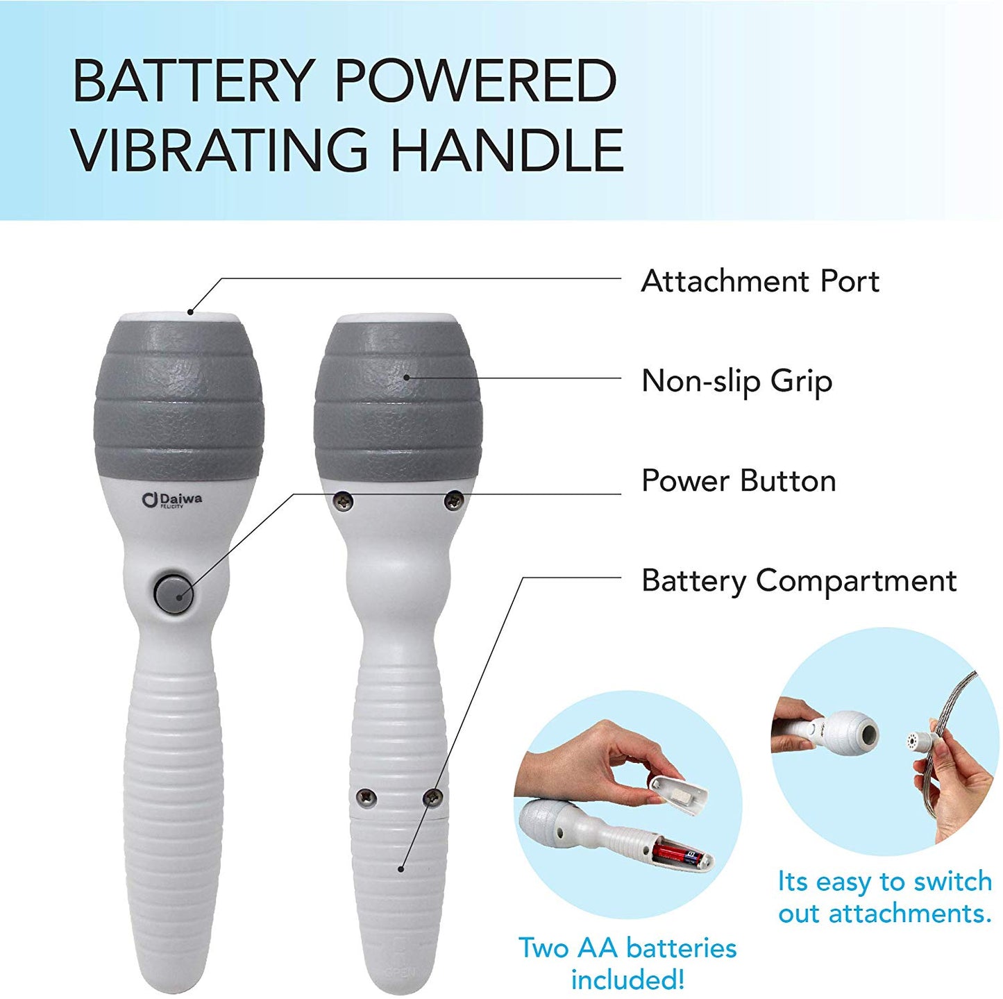 Máy Massage Đầu Cầm Tay Daiwa Head Massage Gear
