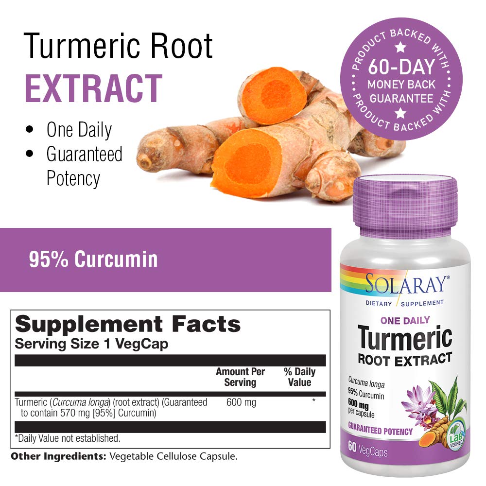 Tinh Nghệ Viên Solaray Turmeric Root Extract - 60 VIÊN