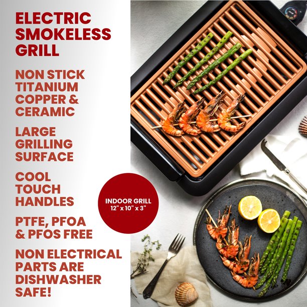 Indoor Electric Copper Grill –