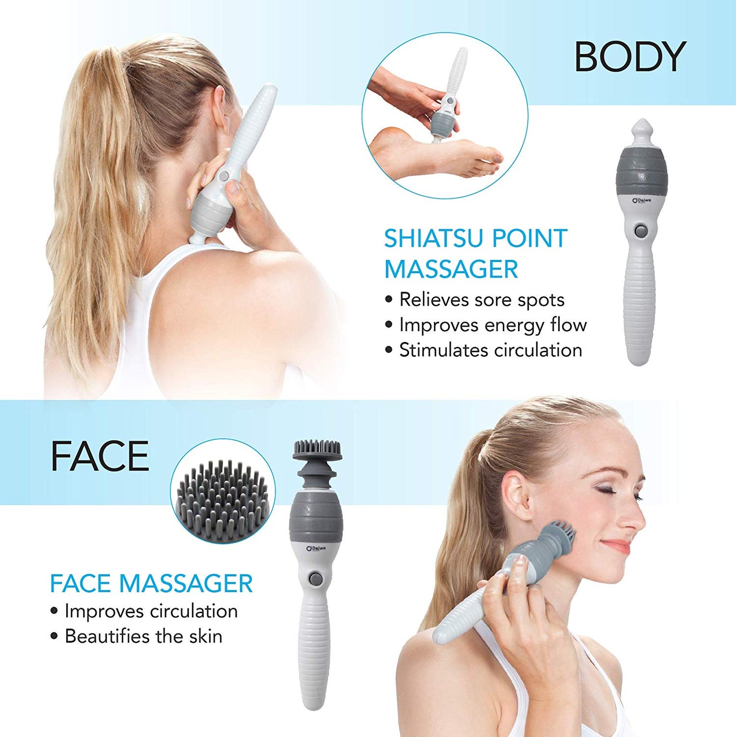 Máy Massage Đầu Cầm Tay Daiwa Head Massage Gear
