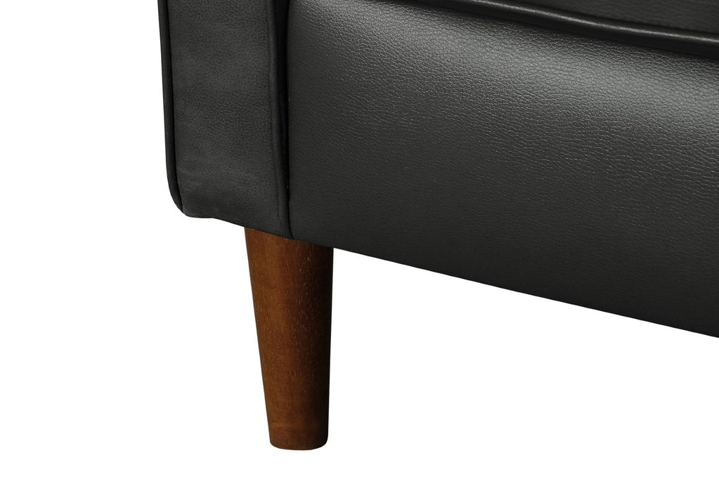 SOFA LEATHER SECTIONAL CHARCOAL CAO CẤP MADE IN ITALIA