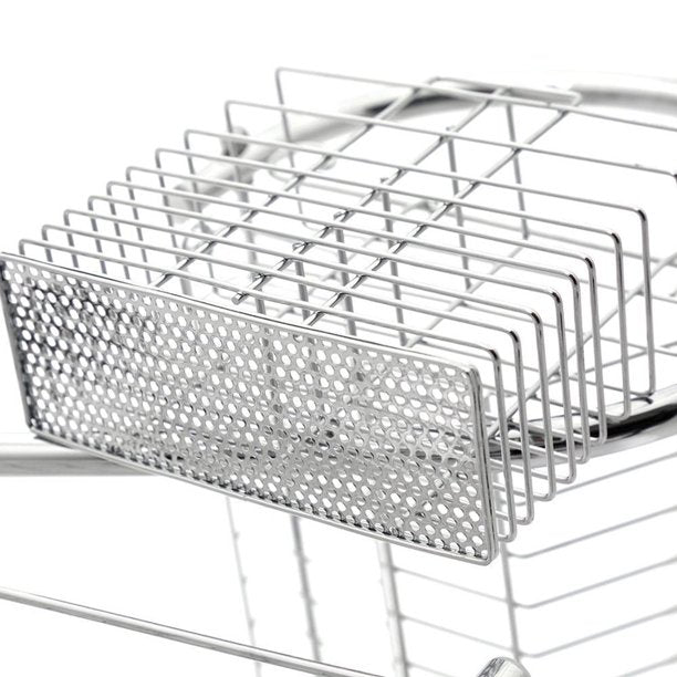 2-Tier Dish Drying Rack with Drainboard