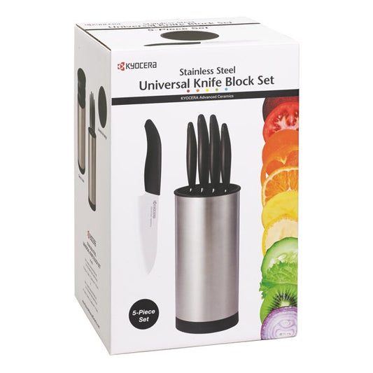 Bộ Đựng Dao Cao Cấp ( kèm theo Dao ) - Kyocera Ceramic Knife Block Set