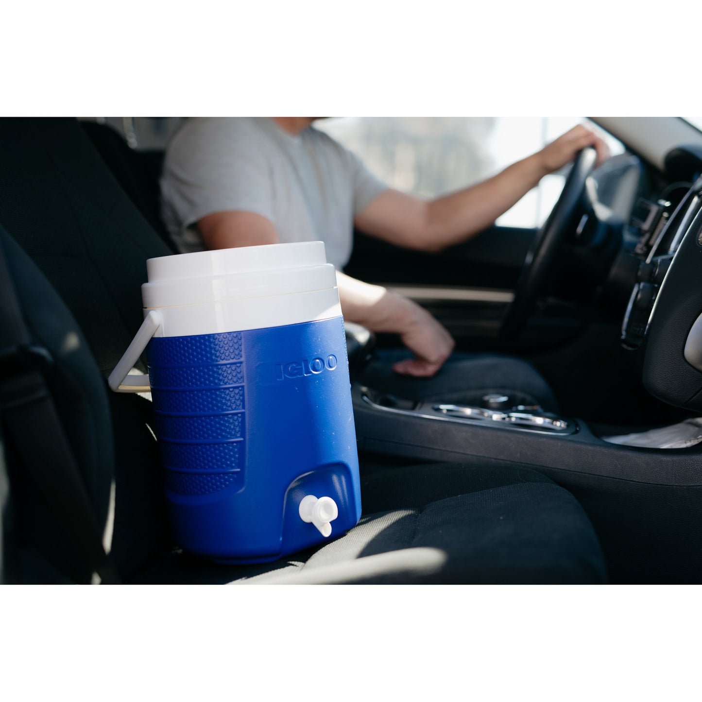 2 Gallon Blue Water Cooler