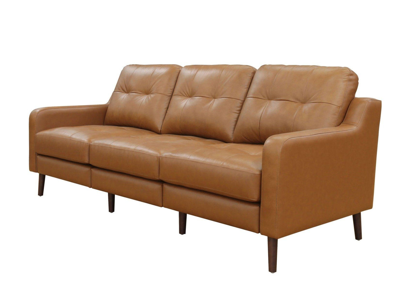 GHẾ SOFA LEATHER & LOVESEAT BROWN - SOFI 301