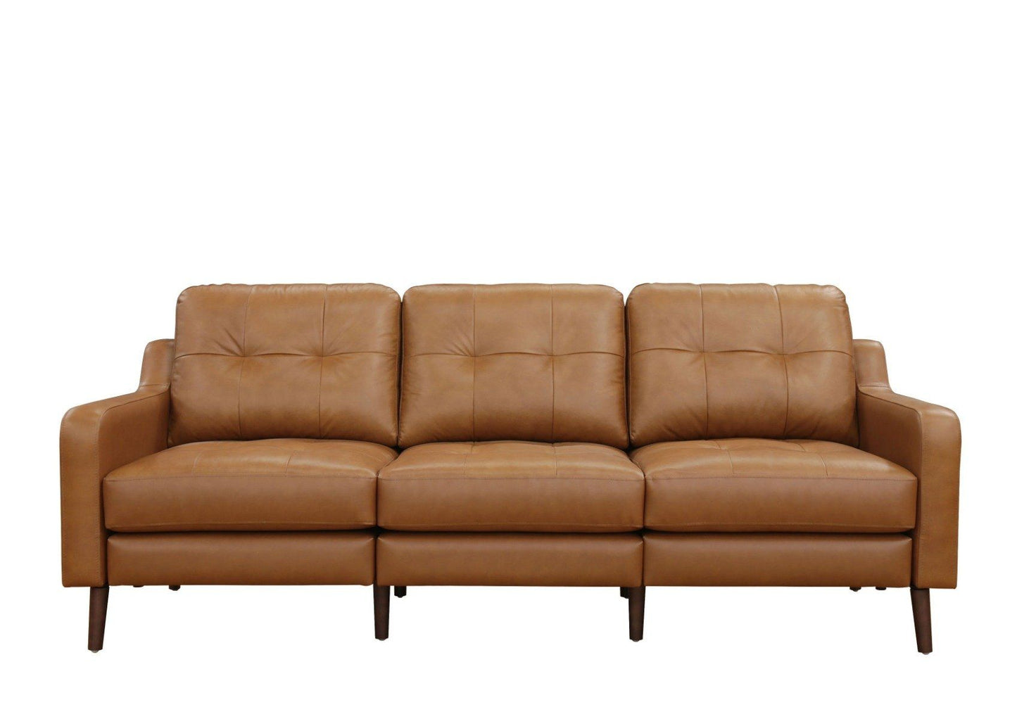 GHẾ SOFA LEATHER & LOVESEAT BROWN - SOFI 301