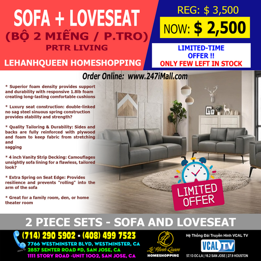 Bo Sofa Pietro (PORTER) Sofa + Love seat