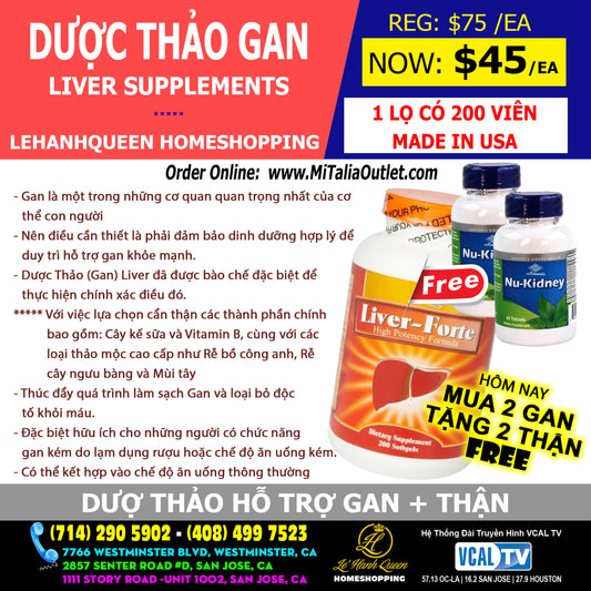 Liver Supplements - Dược Thảo Gan