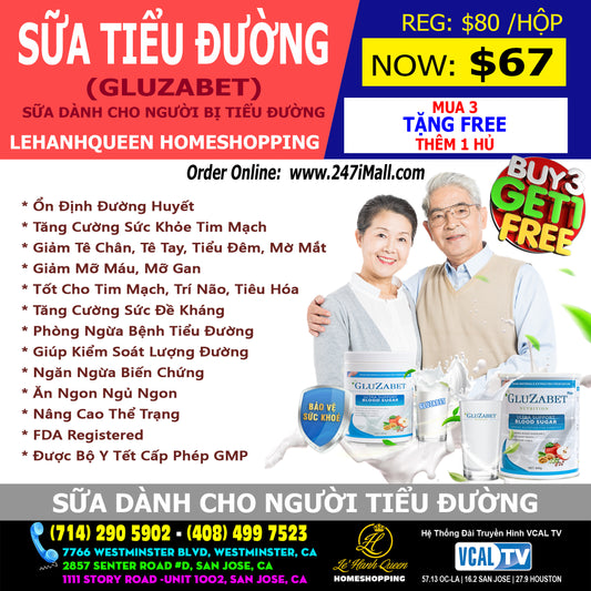 Gluzabet Ultra Support Blood Sugar - Sữa Tiểu Đường Gluzabet