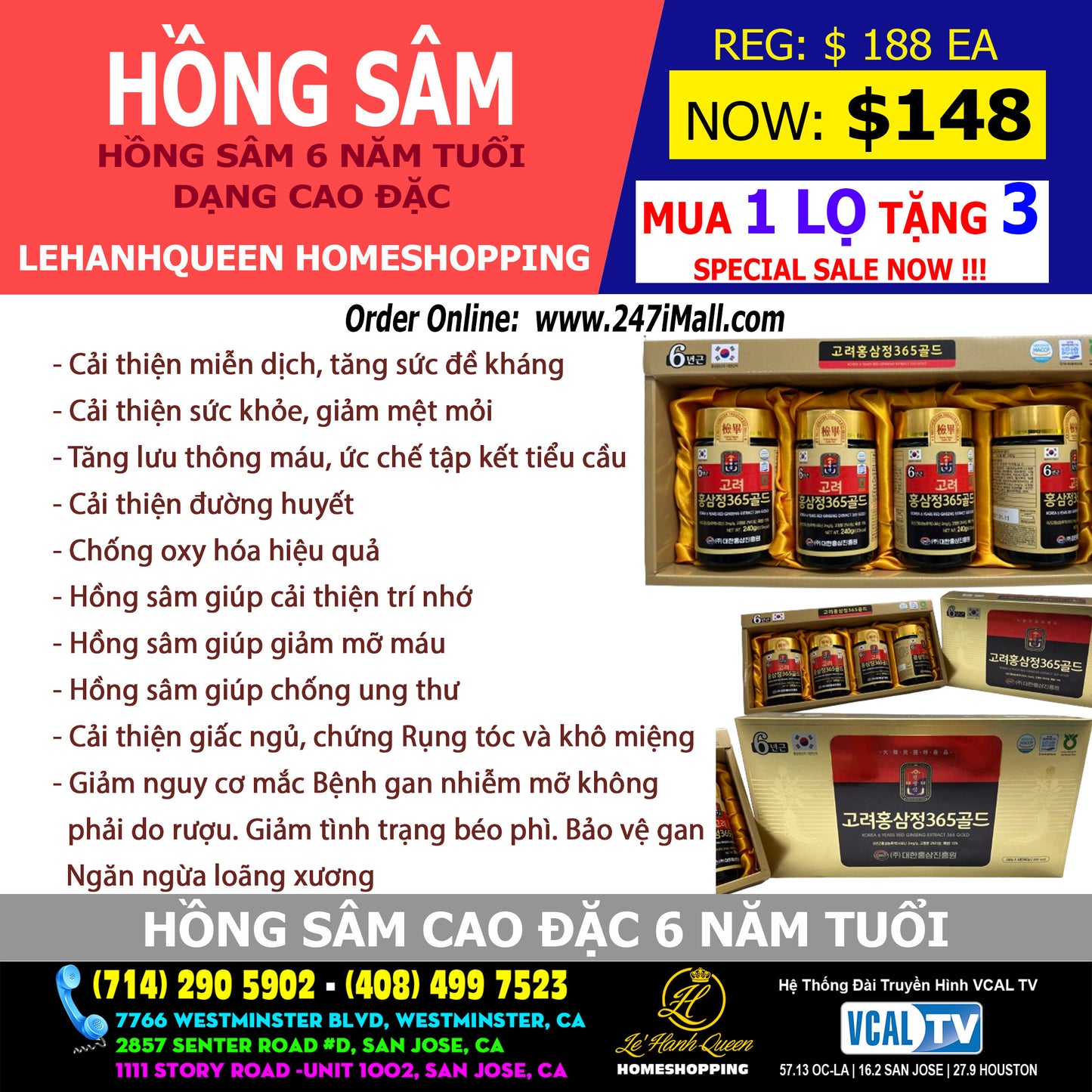 Hồng Sâm Cao Đặc 6 Năm Tuổi