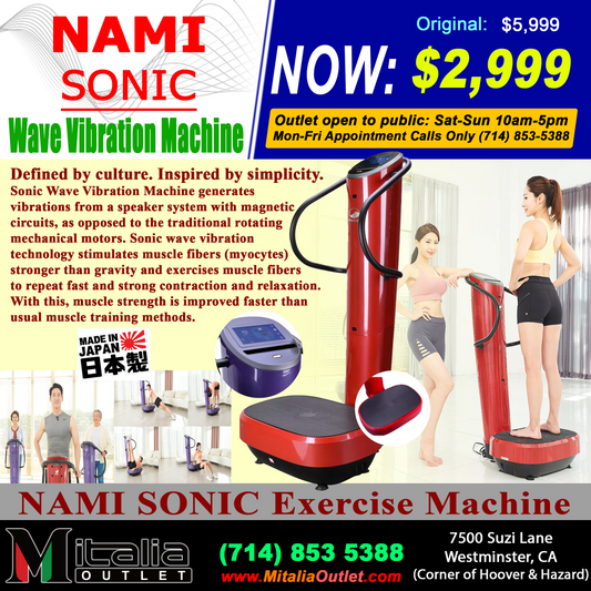 NAMI SONIC by JPMedics Exercise Machine / Máy tập thể dục
