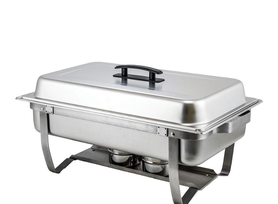 Tray Giữ Nóng Chafer - Stainless Steel Chafer with Folding Frame