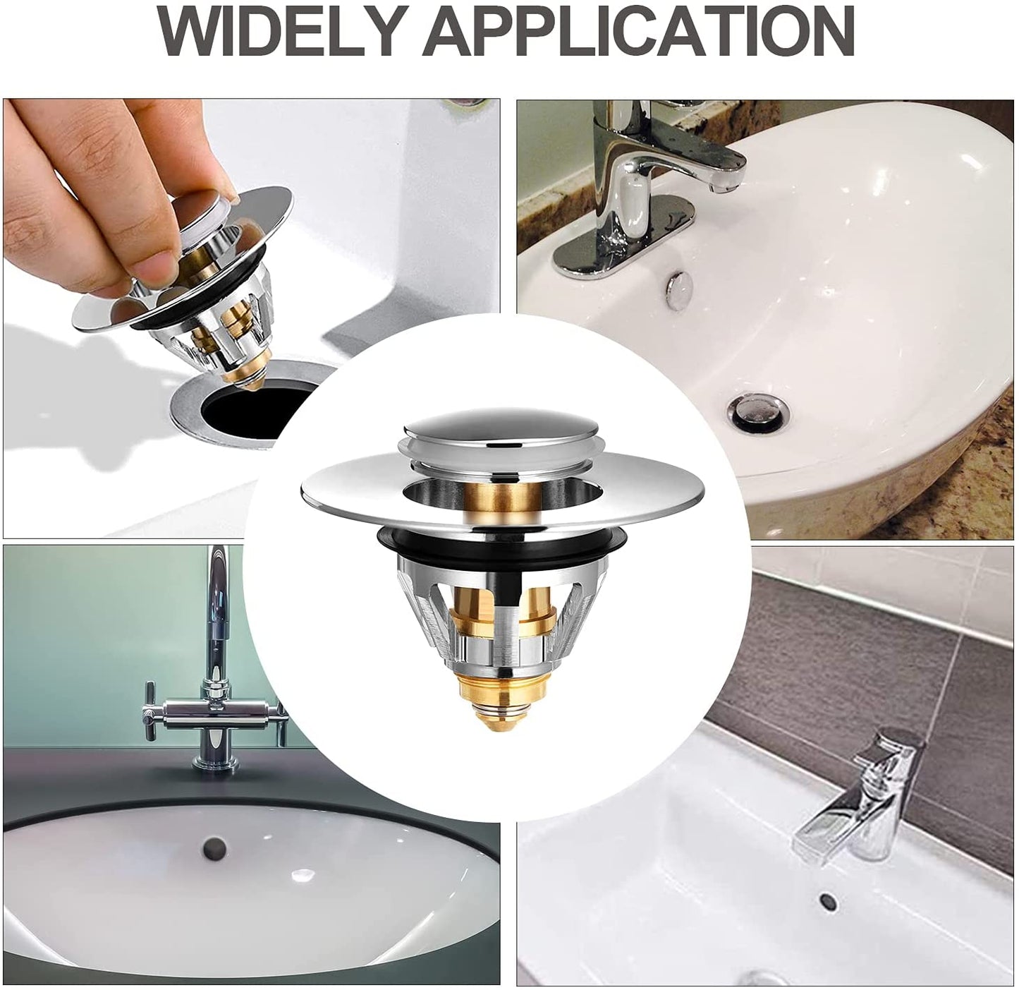 Stainless Steel Anti Clogging Drain Stopper