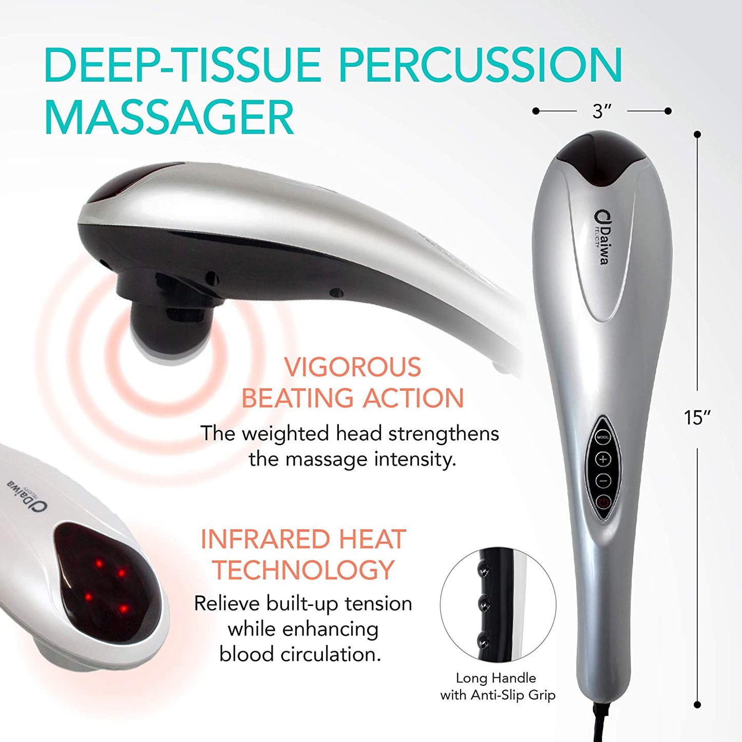 Tapping Pro Cordless Percussion Massager